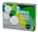 Калия йодид таб. 200мкг N100 Витамир (Р) (ПТ)