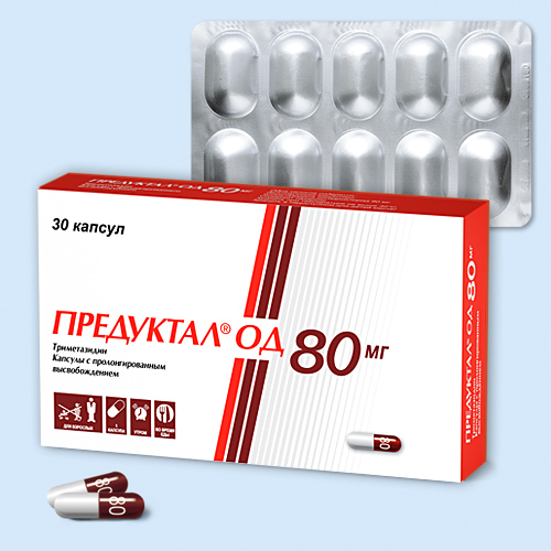 Предуктал ОД капс.пролонг.д-я 80мг N30 (Р)