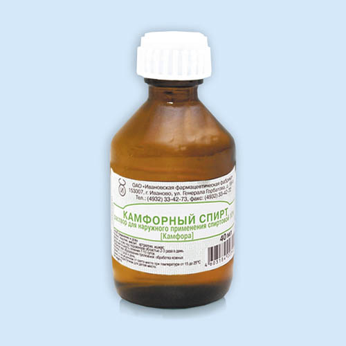 Спирт камфорный 2% 40мл (Р) ИвановФФ