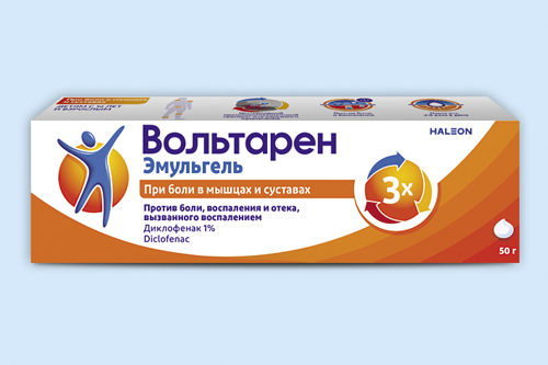 Вольтарен эмульгель 1% 50г (Р)