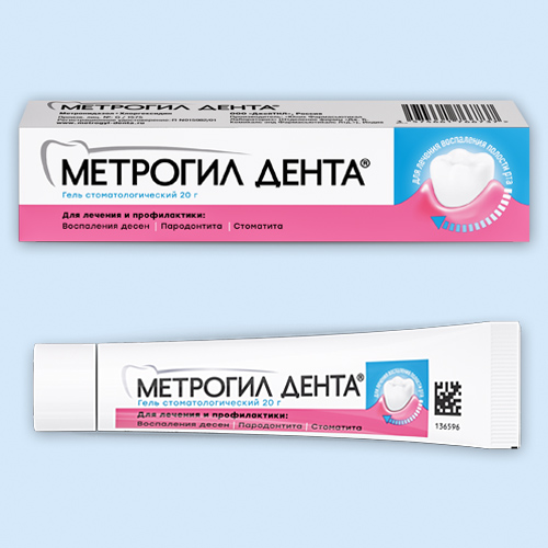 Метрогил дента гель стомат. 20г (Р)