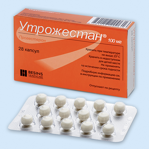 Утрожестан капс.100мг N28 (Р)#