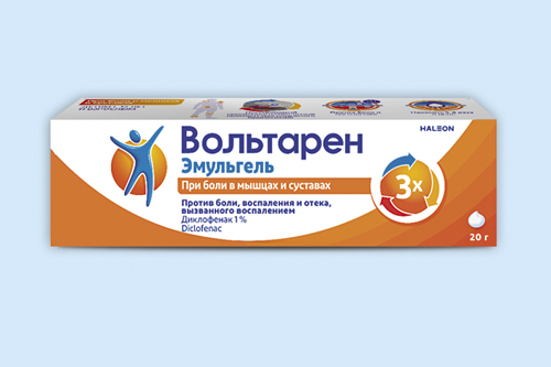 Вольтарен эмульгель 1% 20г (Р)