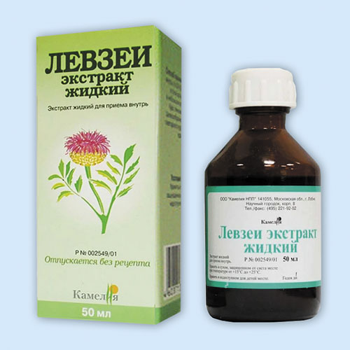 Экстр. левзеи жидкий 50мл (Р) (Камелия)