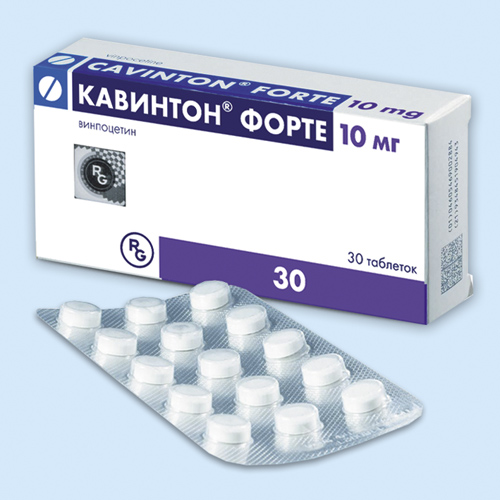 Кавинтон форте таб. 10мг N30 (Р)#