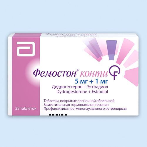 Фемостон конти 5мг/1мг N28 (Р)