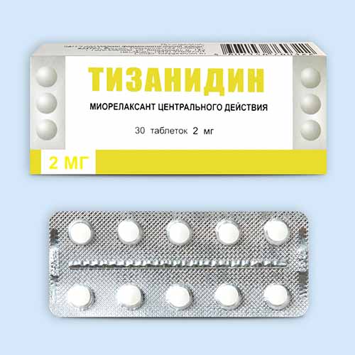 Тизанидин таб.2мг N 30 (Р) БерёзовФЗ#