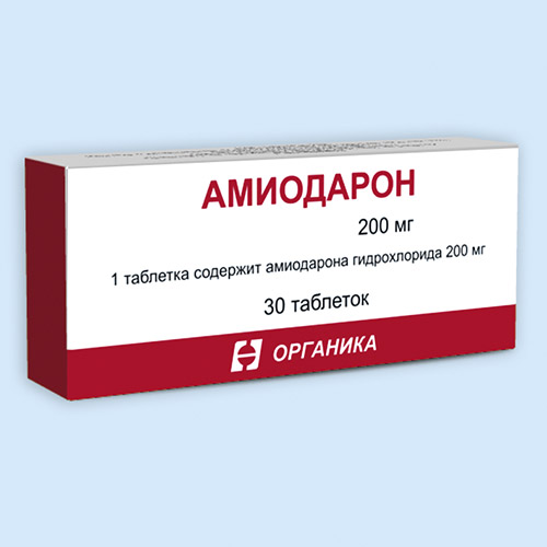 Амиодарон таб. 200мг N30 (Р) Органика#