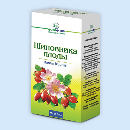 ЛРС плоды шиповника 100г (Р) ФФ