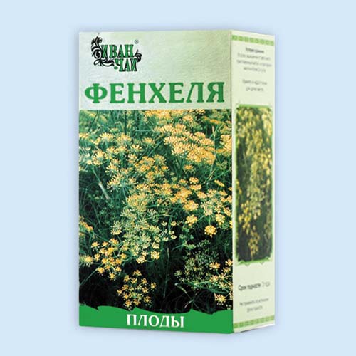 Фенхеля плоды сырье растительное - порошок 50 г: пачка