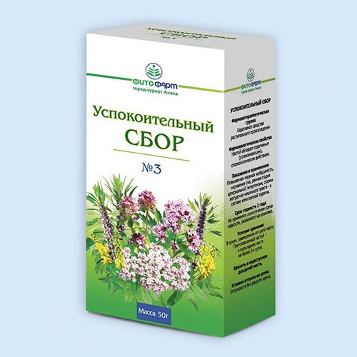 ЛРС сбор успокоительный N3 50г (Р) ФФ