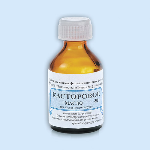 Масло касторовое пищ. 30мл (Р) (ЯрослФФ)