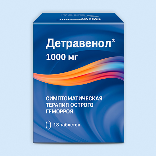 Детравенол таб. 1000мг N30 (Р) (детралекс)
