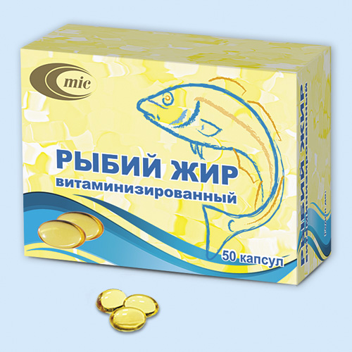 Кусалочка рыбий жир дет. N60 (Р) (ПТ)