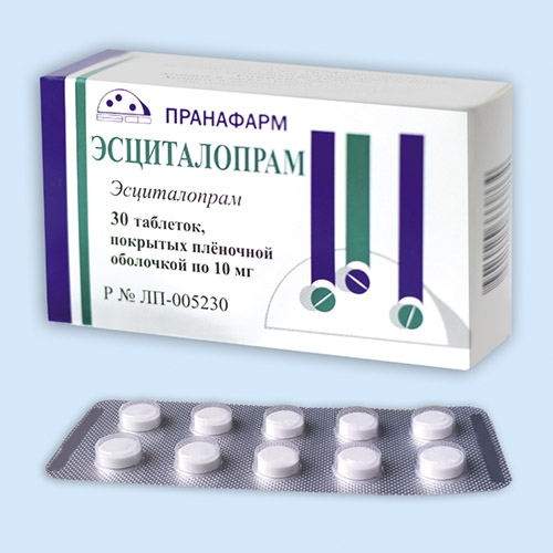 Эсциталопрам таб.10мг N30 (Р) Прана