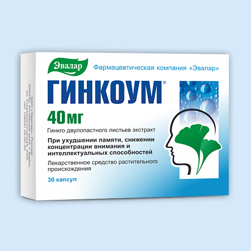 Гинкоум капс. 40мг N60 (Р)