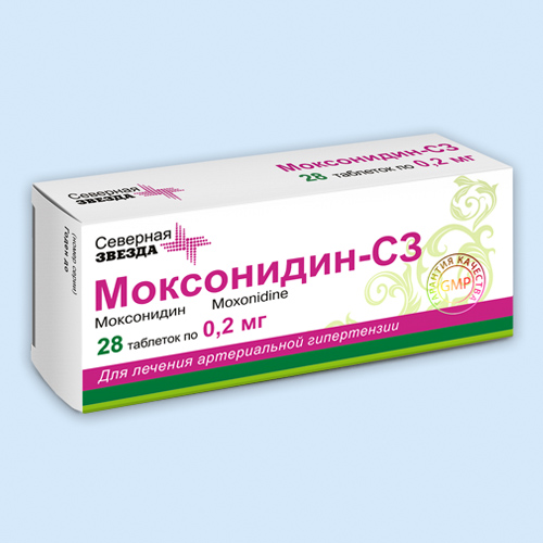 Моксонидин-СЗ таб. п/о 0.4мг N28 (Р)#