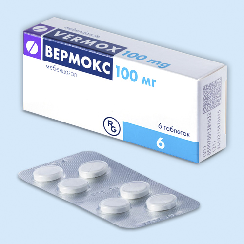 Вермокс таб. 100мг N6 (Р)#