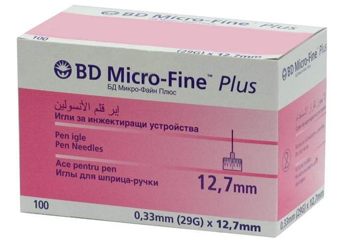 Игла для шприц-ручки 29G(0,33х12,7) №100 (Micro-Fine Plus)