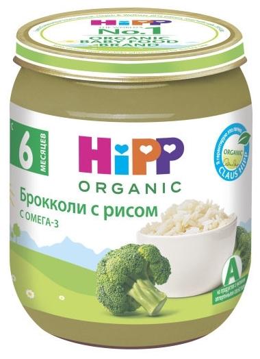 HiPP Пюре брокколи с рисом