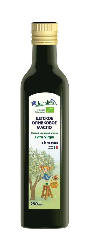 Fleur Alpine ORGANIC (ФА) Детское оливковое масло Extra Virgin 250мл
