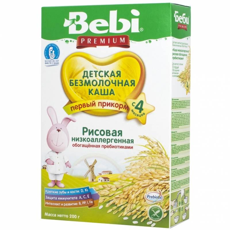 Bebi Premium Каша Безмолочная Гречневая с яблоком