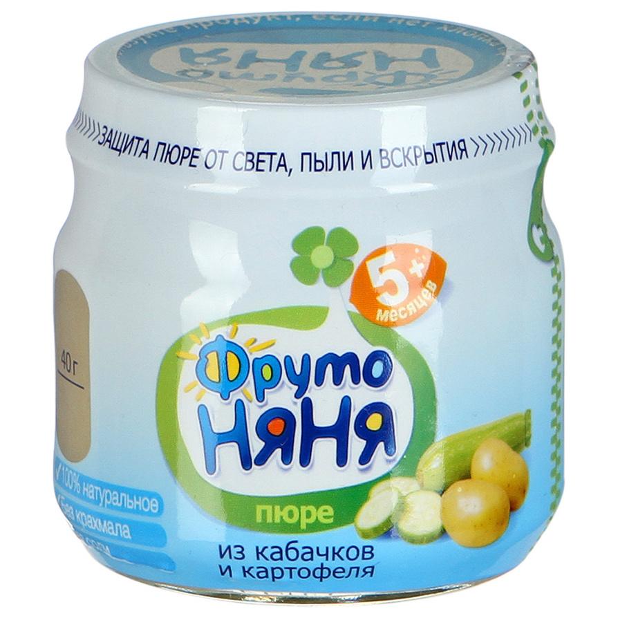 Фруто Няня Пюре Кабачок-Картофель