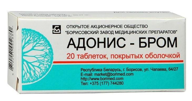 Адонис-бром таб.: 20 шт.