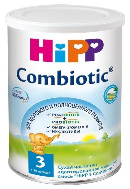 HiPP 3 Combiotic смесь сухая молочная 350 г (10+) (банка)
