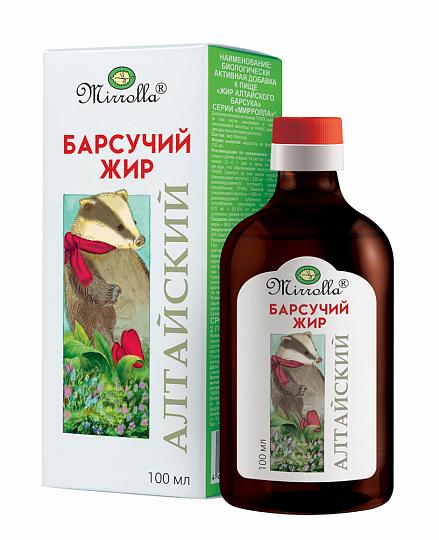 Жир Барсучий Алтайский 100мл (Р) (ПТ)