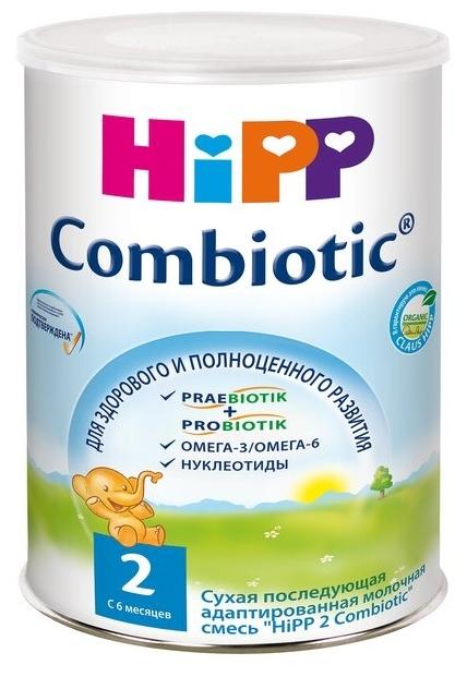 HiPP 2 Combiotic смесь сухая молочная 800 г (6-12) (банка)