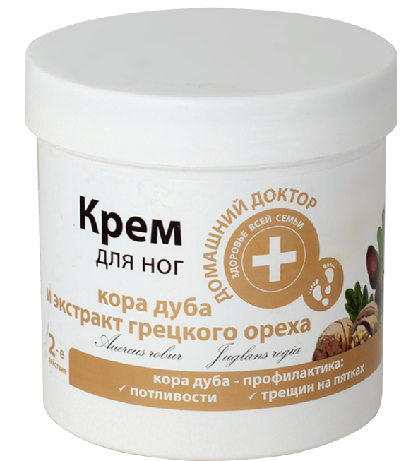 ДД Крем д/ног Кора дуба и экстр.грец.ореха 250мл