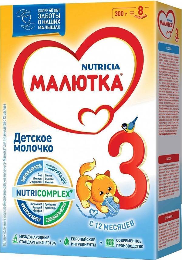 МАЛЮТКА 3 детское молочко 300 г (12+)