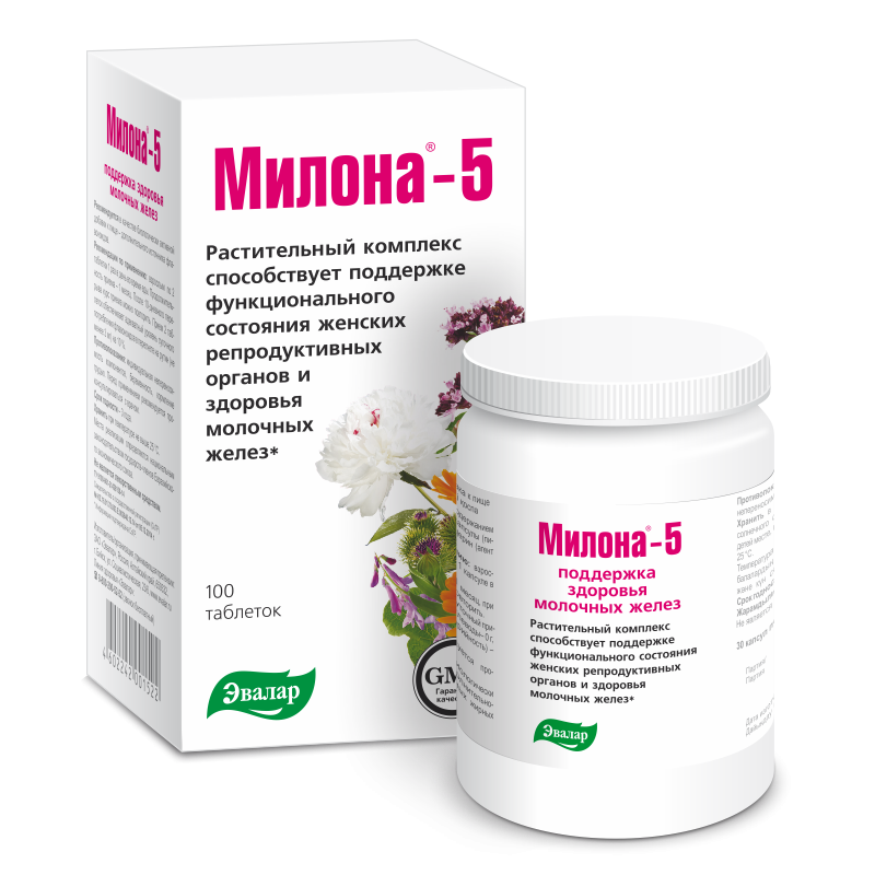 Милона-5 таб. N100 (при мастопатии) (Р) (ПТ)