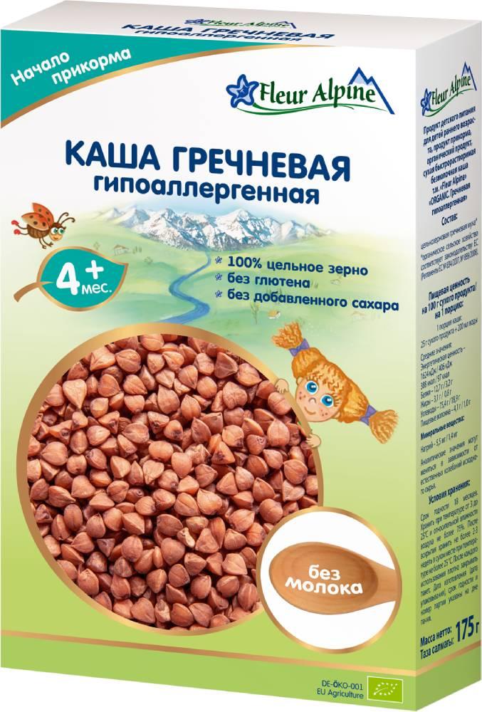 Fleur Alpine ORGANIC (ФА) Каша ГРЕЧНЕВАЯ гипоаллергенная 175 г (4+)