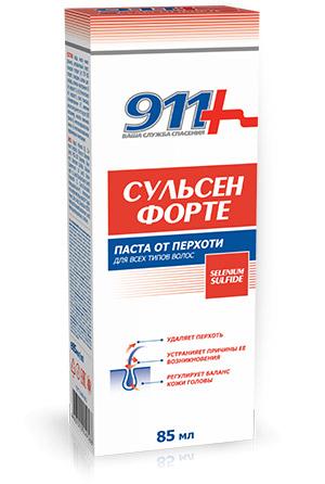 911 Паста Сульсен форте 85мл от перх. (Р)