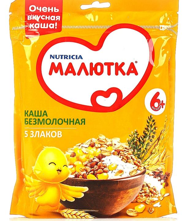 МАЛЮТКА безмолочная каша 5 злаков