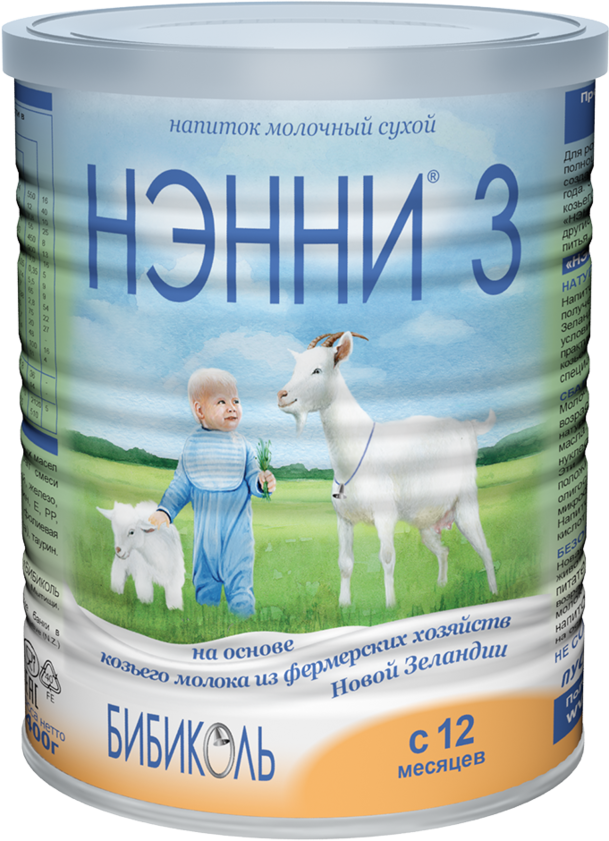 Нэнни 3 сухая молочная смесь на козьем молоке