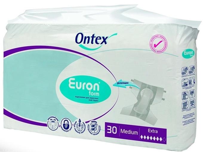Подгузники для взрослых Euron Form Extra Medium №30