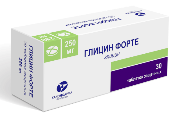 Глицин Форте таб. 250 мг: 30 шт.