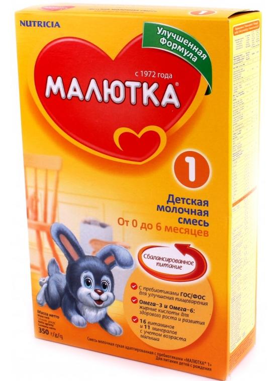 МАЛЮТКА 1 Сухая адаптированная молочная смесь