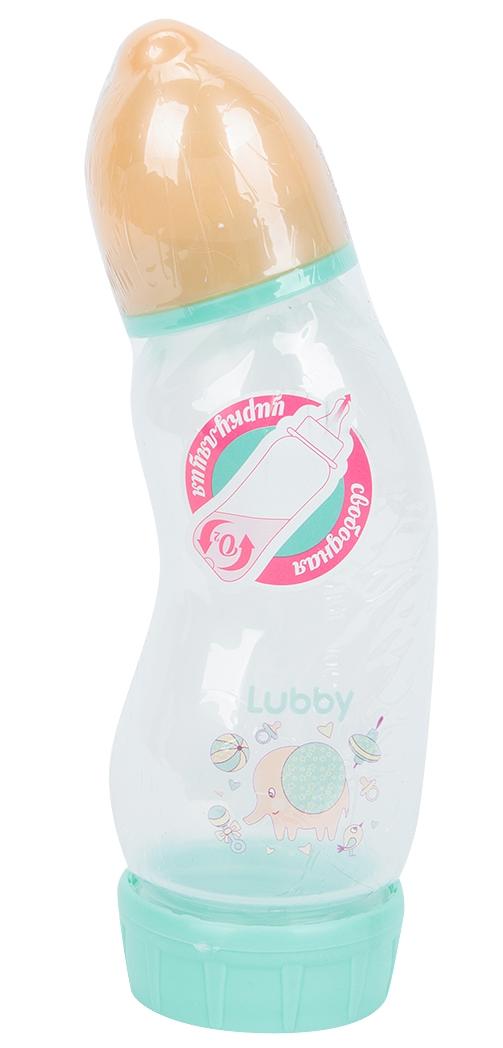 LUBBY Бутылка с молочной соской Антивздутик 250 мл 0+
