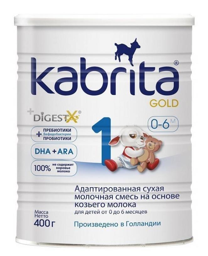 Kabrita Gold 1 Адаптированная сухая молочная смесь на основе козьего молока 400 г (0+)