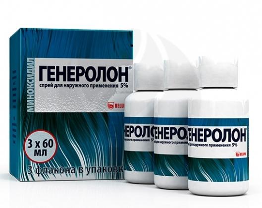 Генеролон спрей 5% 60мл N3 (Р) (Алерана)