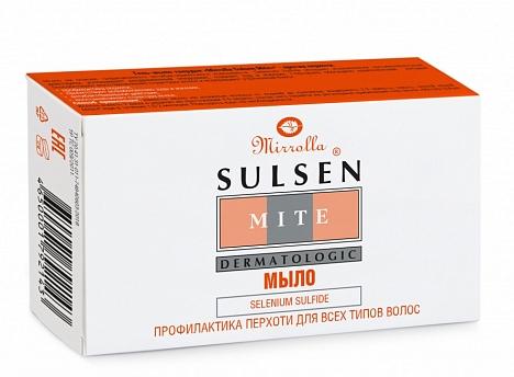 Гель-мыло Mirrolla Sulsen Mite для профилактики перхоти 1% 100г