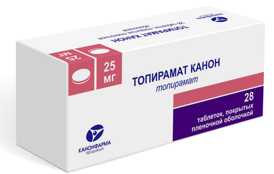 Топирамат Канон таб. 25мг N28 (Р)#