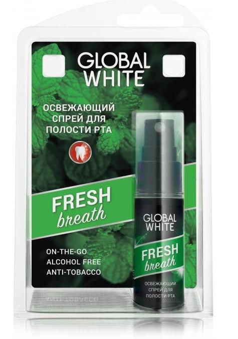 Спрей для полости рта Global White Fresh 15мл
