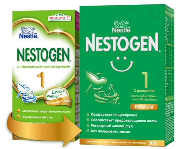 Nestogen-1 сухая молочная смесь 350 г (0+)