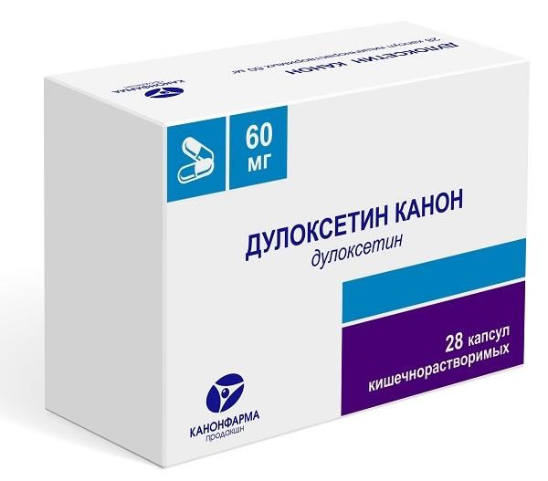 Дулоксетин Канон капс.60мг N28 (Р)