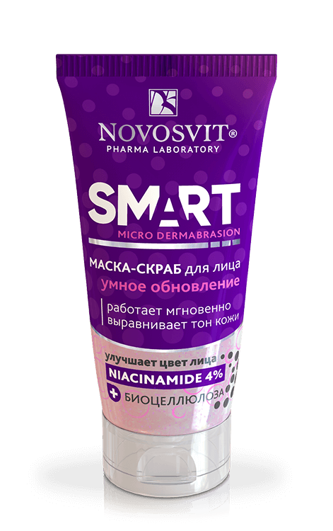 Новосвит Маска-скраб для лица «умное обновление» Smart Micro Dermabrasio: 50 шт. мл